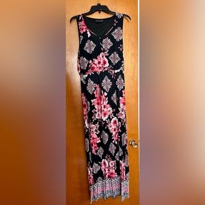 Black Floral Maxi Dress